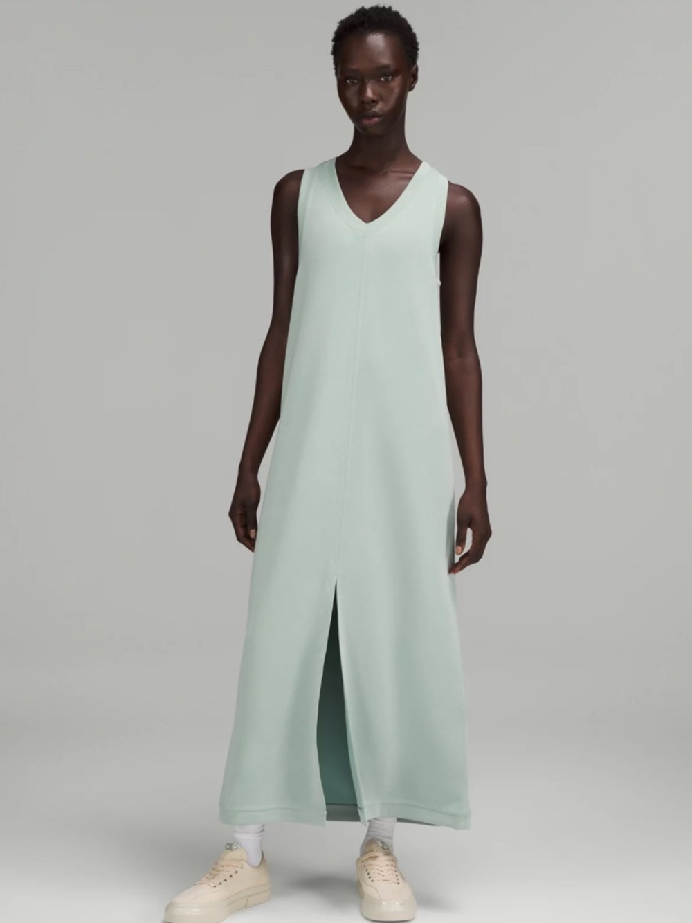 lululemon athletica ease of it all Sleeveless V-Neck Maxi Dress sz 4
